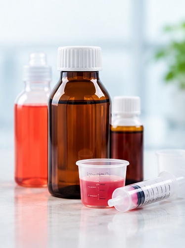 Pharmaceutical syrups and suspensions